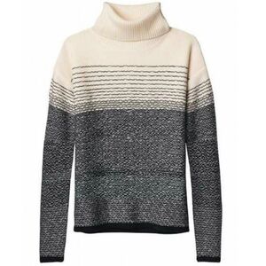 Athleta Fireside Extra Fine Merino Wool Turtleneck Sweater XL Knit Soft Cozy